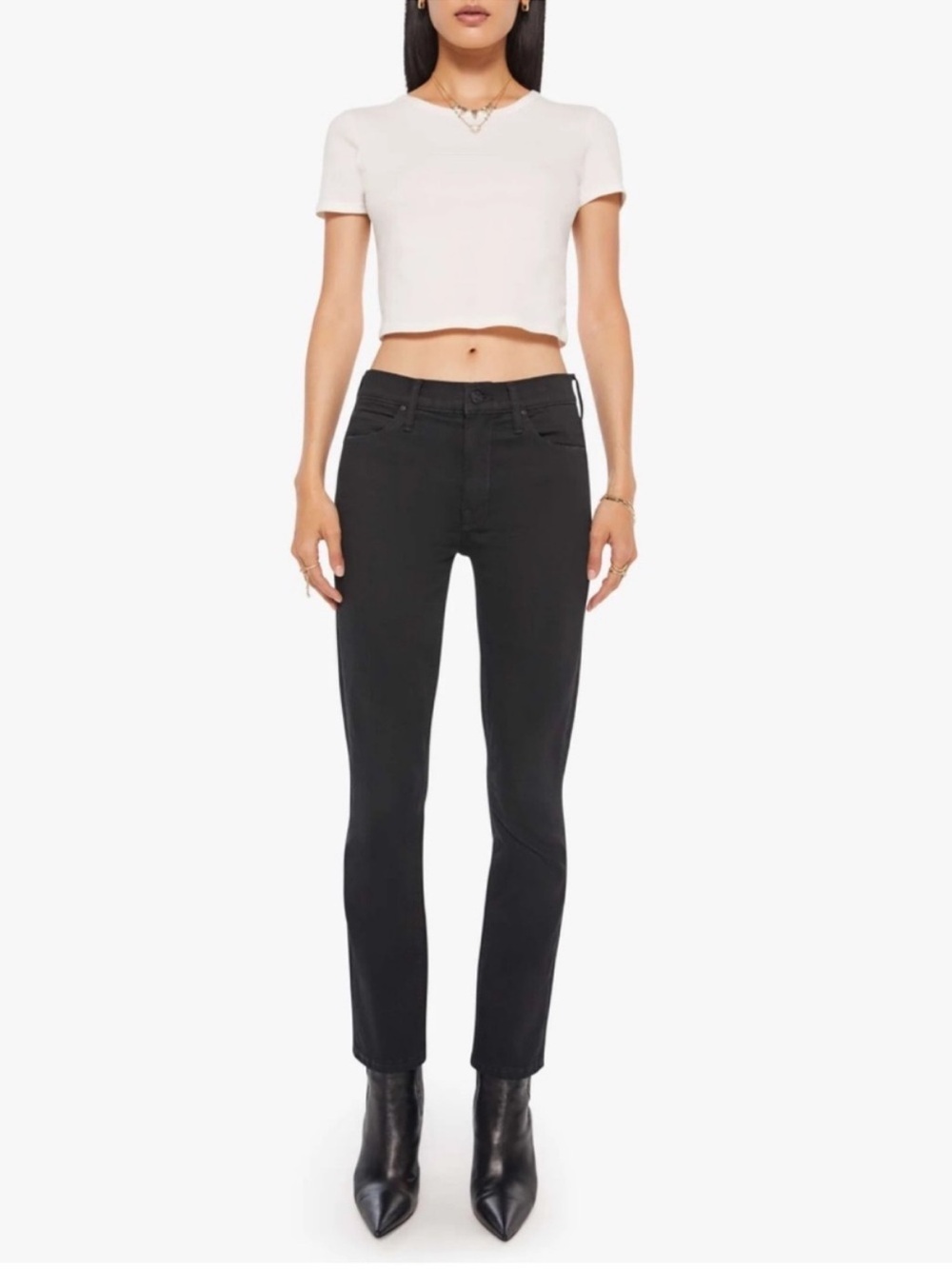 Mother The Dazzler Mid-Rise Ankle Jeans SZ 27